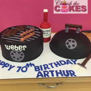 Barbecue Party Theme Cake